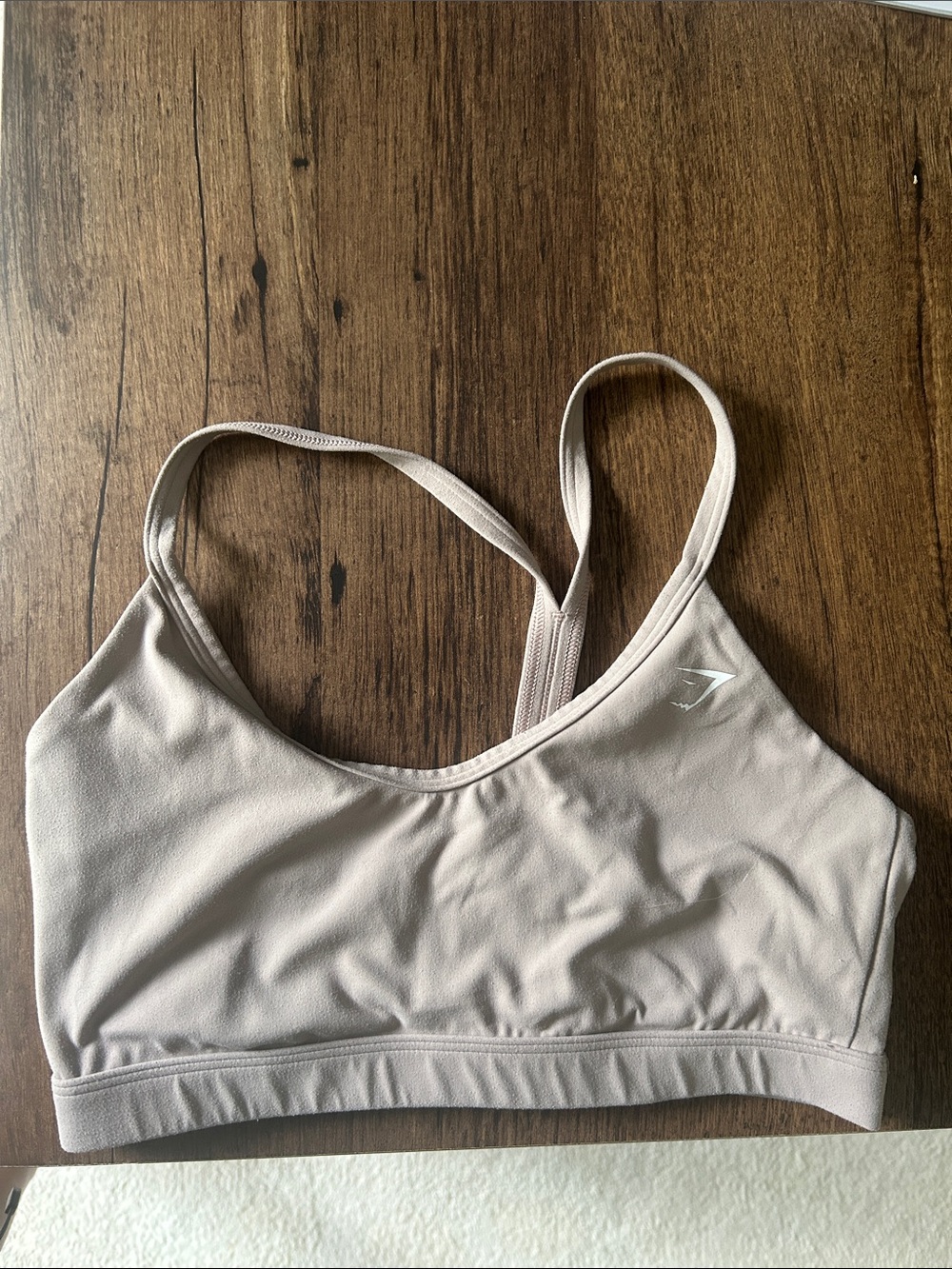 Gymshark Women's Seamless Sports Bra in Light Taupe